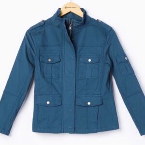 Thread & Supply Dark Teal Utility Jacket